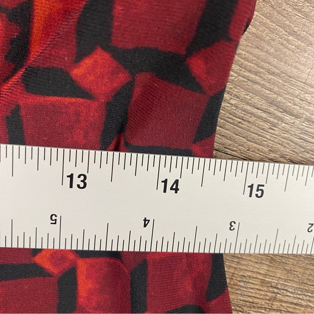Patterned Red Dress - Picture 11 of 11